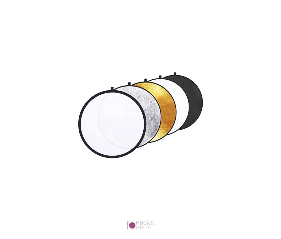رفکلتور-5-کاره-عکاسی-زومی-سایز-80-سانتی-متر رفلکتور 5 کاره عکاسی Zomei 80CM - تصویر 1