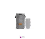کیف محافظ لنز S C Cotton Round سایز متوسط رنگ طوسی