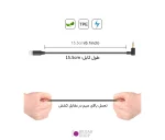 کابل تبدیل صدای جک 3.5 میلیمتری TRS نری به Puluz PU655B Lightning