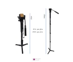 تک پایه حرفه ای دوربین عکاسی KINGJOY MP3008F -1 (4)