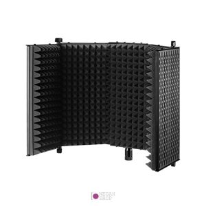 ایزولاتور میکروفون پایه دار مدل 5 پنل