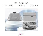 زیپ مقاوم و طراحی حرفه‌ای کیف DJI RS 4 Mini