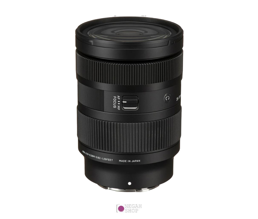sig1 نمای روبروی لنز Sigma 28-70mm f/2.8 DG DN مخصوص دوربین سونی