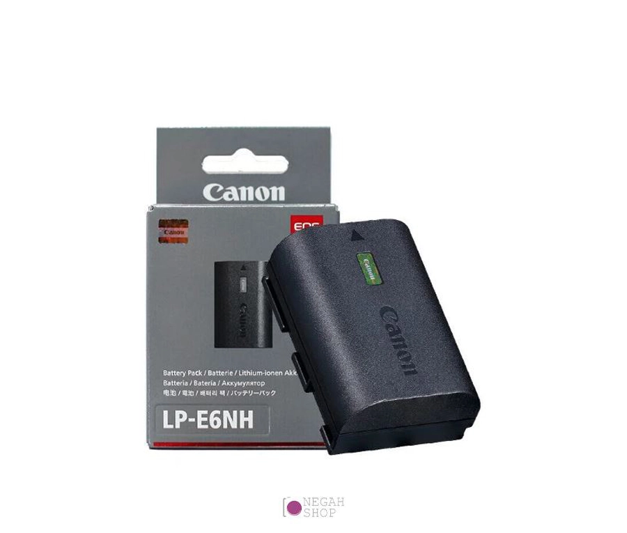 باتری Canon مدل LP-E6P (3) باتری Canon LP-E6NH به همراه جعبه بستهبندی