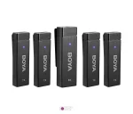 چهار فرستنده و یک گیرنده میکروفون بویا BY-W4