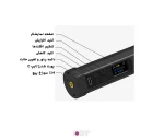 باتوم لایت مگنتی عکاسی Septa J42 RGB مناسب تولید محتوا - تصویر 4