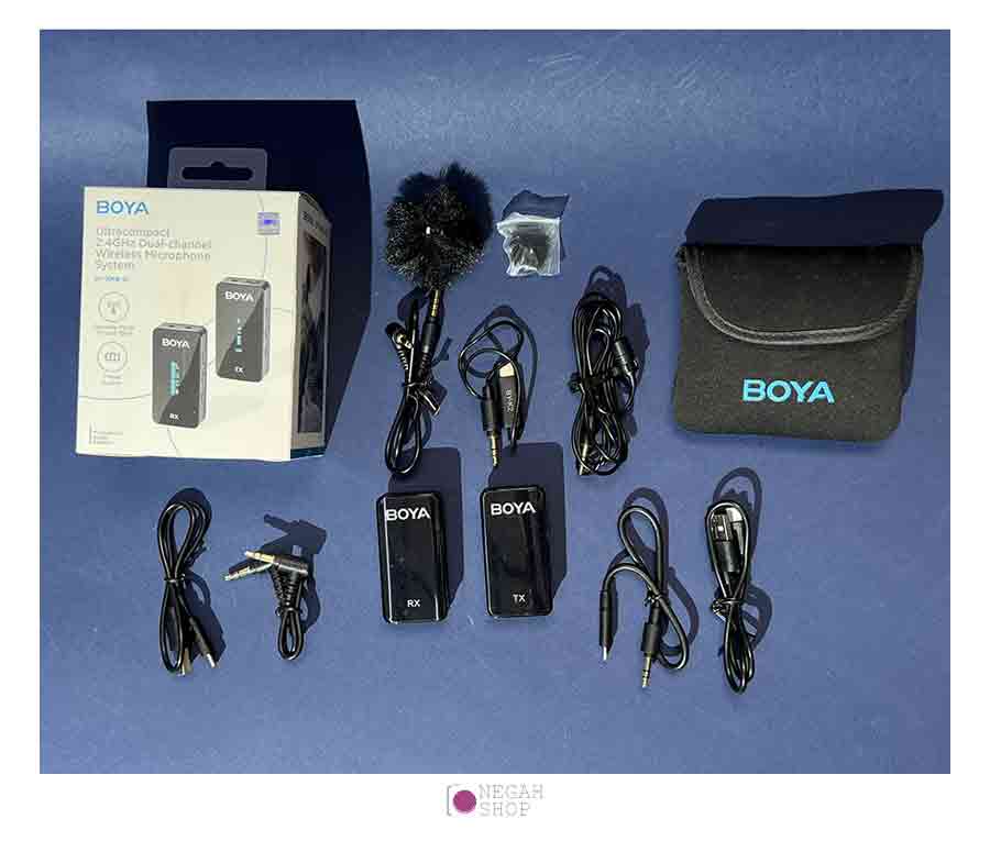 میکروفون Boya xm6 - s1 دست دوم میکروفون Boya xm6 - s1 دست دوم - تصویر 1