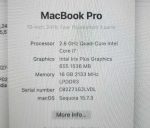 لپتاپ استوک Apple Macbook PRO 2019| intel iris plus 655 | Core i7 | 16GB | 256GB-SSD | 13.3inch - تصویر 2