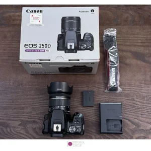 دوربین canon 250d +18-55 is stm دست دوم