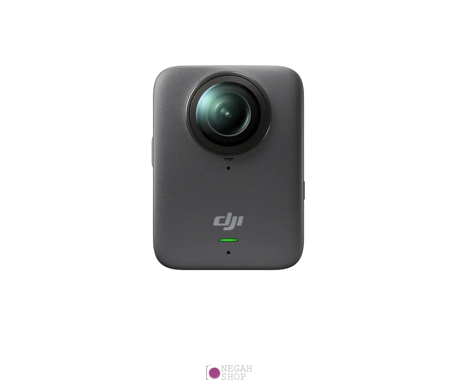 دوربین ورزشی ۳۶۰ درجه دیجیآی DJI Osmo 360 Adventure Combo — ویدیوی 8K با سنسور ۱ اینچ 1 نمای جلوی دوربین ۳۶۰ درجه DJI Osmo 360 با سنسور مربعی یک اینچ