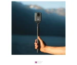 استفاده از دوربین DJI Osmo 360 روی سلفیاستیک نامرئی ۱.۲ متری برای نمای سومشخص
