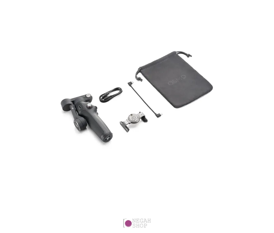 گیمبال موبایل دی جی آی اسمو موبایل 8 استاندارد کمبو DJI Osmo Mobile 8 Standard Combo 4 اقلام داخل جعبه گیمبال DJI Osmo Mobile 8 استاندارد کمبو