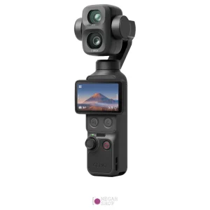 نمای افقی دوربین جیبی DJI Osmo Pocket 4P با نمایشگر لمسی ۲ اینچ