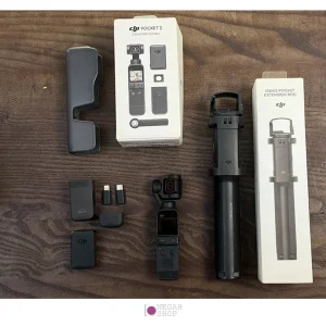 دوربین Dji Osmo Pocket 2 به همراه مونوپاد (extension rod) دست دوم