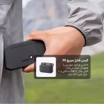 کیس شارژ سریع Insta360 X6 با دو جای کارت SD و کابل USB-C داخلی