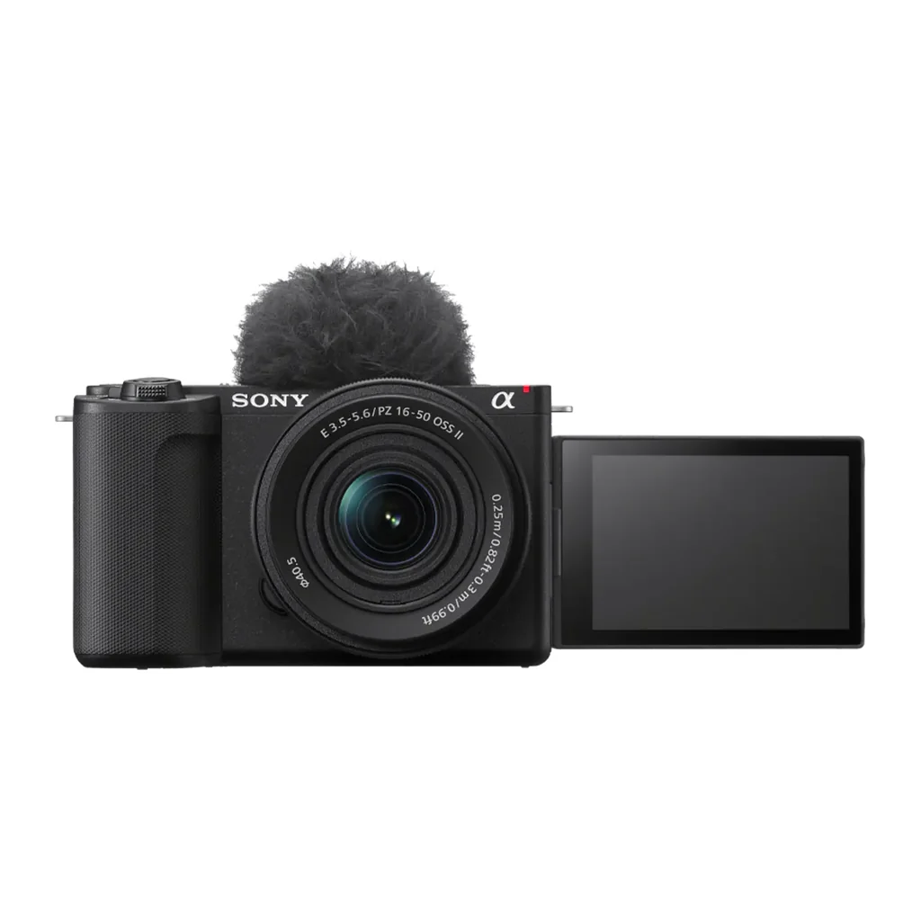 کیت دوربین سونی ZV-E10 II Sony با لنز 16-50mm F3.5-5.6 OSS II 3 دوربین سونی ZV-E10 II کیت با لنز ۱۶-۵۰ — نمایشگر چرخشی با لنز کیت