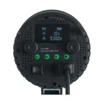 پنل کنترل پشت نور ثابت OVOO KY-BK0306RGB با نمایشگر، دو ولوم و دکمههای CCT و RGB و FX
