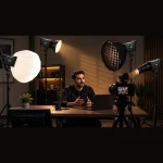 کاربرد OVOO LA300Bi در استودیو با شکل‌دهنده‌های مختلف نور