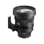 نمای سهرخ لنز سیگما 135mm F1.4 DG Art با عدسی جلویی و دهانه ۱۰۵ میلیمتری