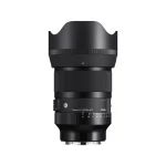 لنز سیگما 50mm F1.2 DG DN Art مانت سونی E با هود پاپتی نصبشده