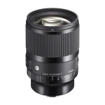 نمای سه‌رخ لنز سیگما 50mm F1.4 DG DN Art با عدسی جلویی