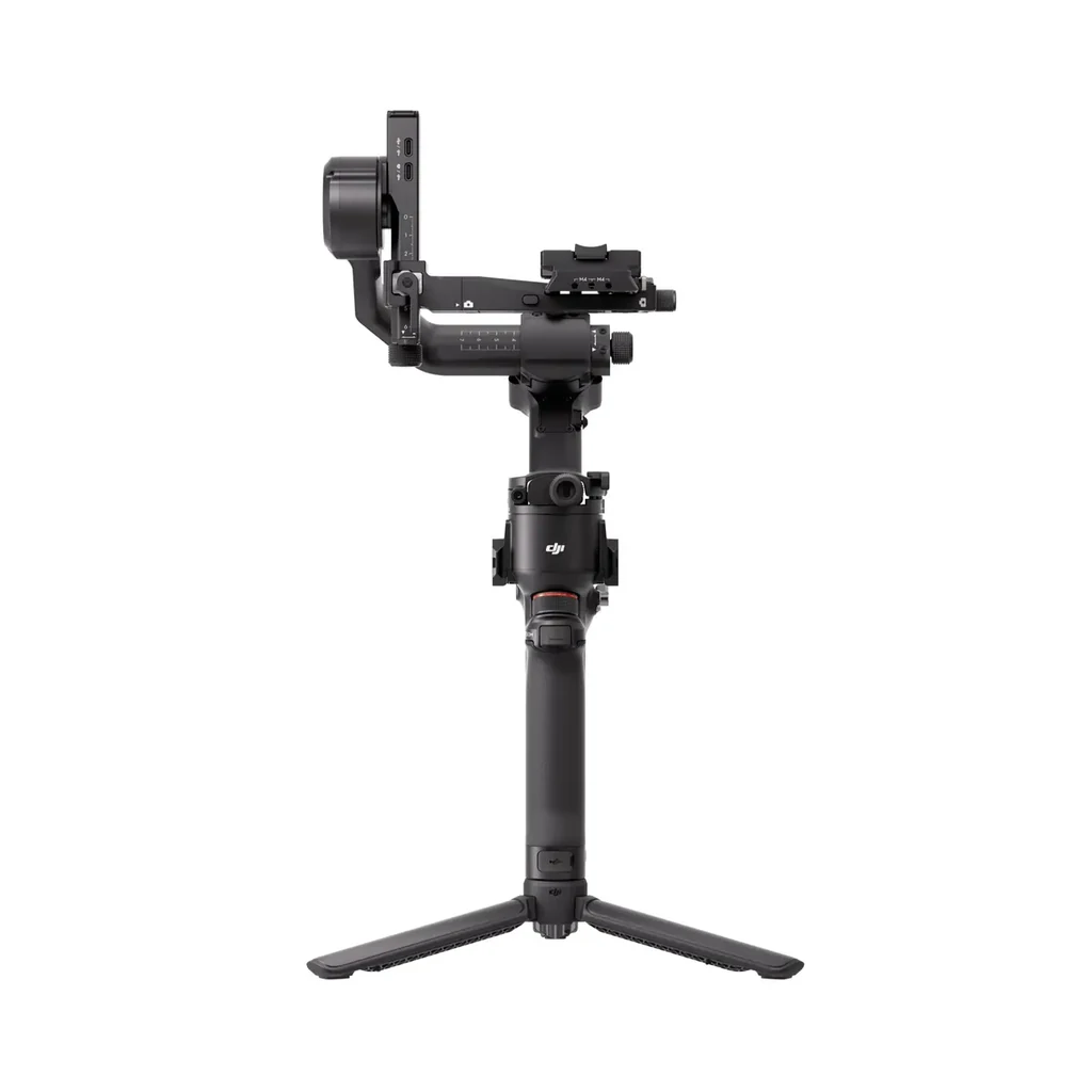 گیمبال دوربین DJI RS 5 کیت استاندارد از نمای روبهرو روی پسزمینه سفید گیمبال دوربین DJI RS 5 کیت استاندارد از نمای روبهرو روی پسزمینه سفید