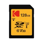 کارت حافظه SD کداک Ultra Performance ظرفیت 128 گیگابایت نمای روبه‌رو
