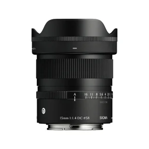 لنز واید سیگما 15mm F1.4 DC مانت Sony E با هود