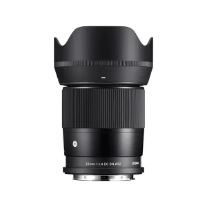 لنز سیگما 23mm F1.4 DC DN Contemporary مانت Sony E با هود