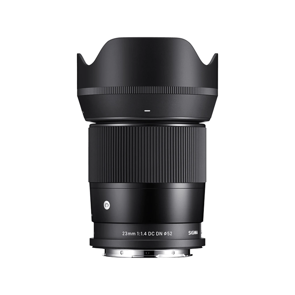 sigma-23mm-f1-4-dc-dn-c-canon-rf-01-sq-hero لنز سیگما 23mm F1.4 DC DN Contemporary مانت Canon RF با هود