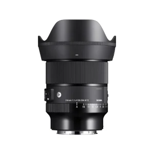 لنز سیگما 24mm F1.4 DG DN Art مانت Sony E با هود گلبرگی