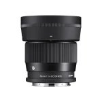 لنز سیگما 56mm F1.4 DC DN Contemporary مانت Sony E با هود