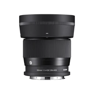 لنز سیگما 56mm F1.4 DC DN Contemporary مانت Sony E با هود